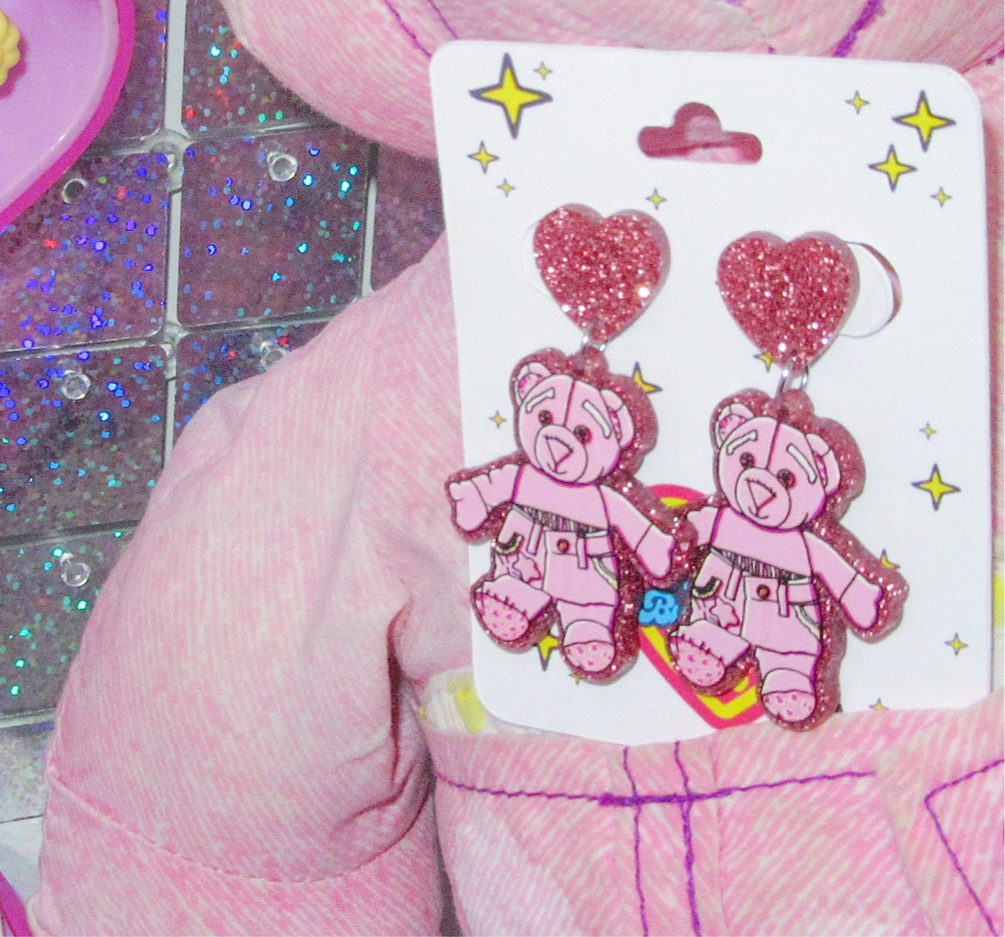 Pink doodle bear online