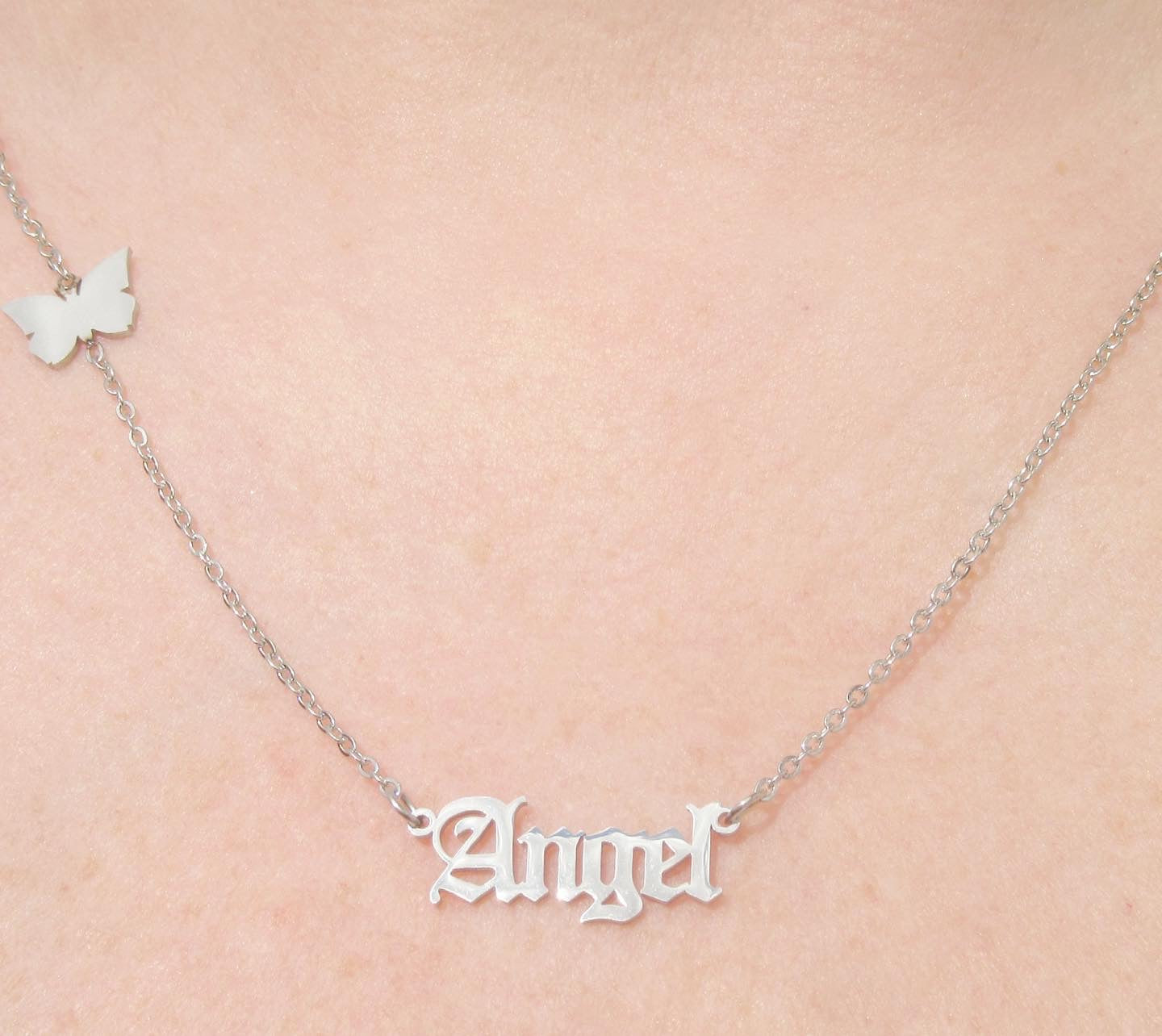 Y2K Angel Necklace