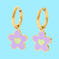 Y2K Heart Flower Earrings