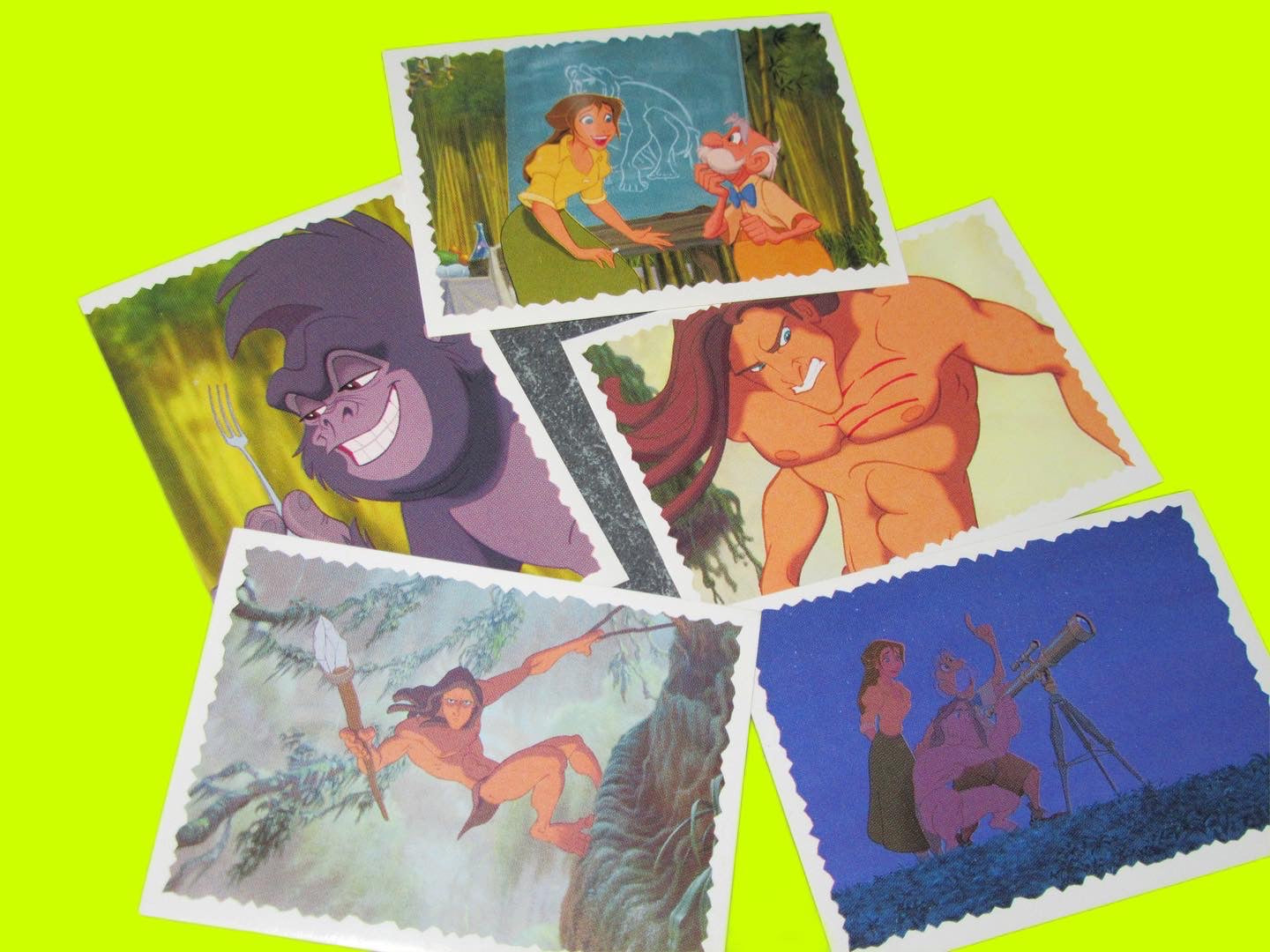 Vintage Panini Tarzan Stickers